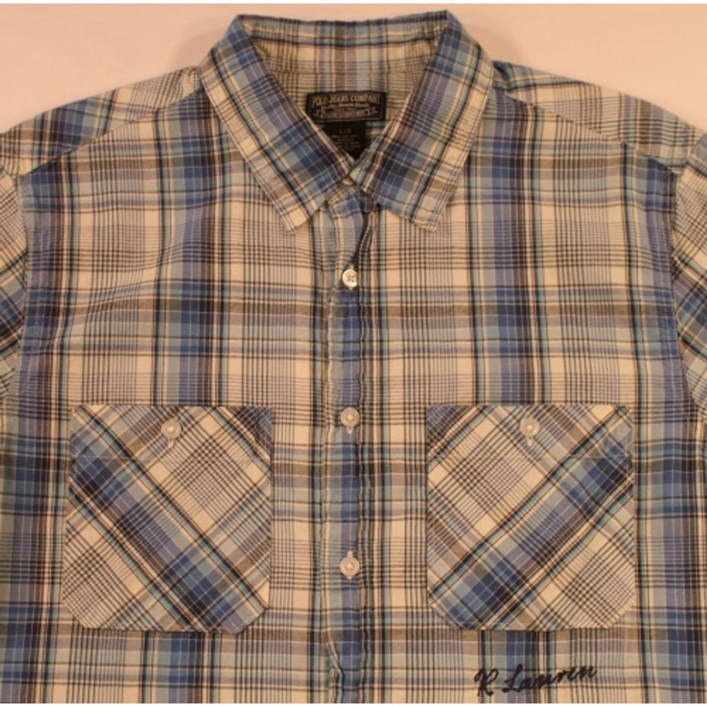 1XT Lauren Polo Plaid Pocket Shirt NWT$59.50 - Picture 2 of 4